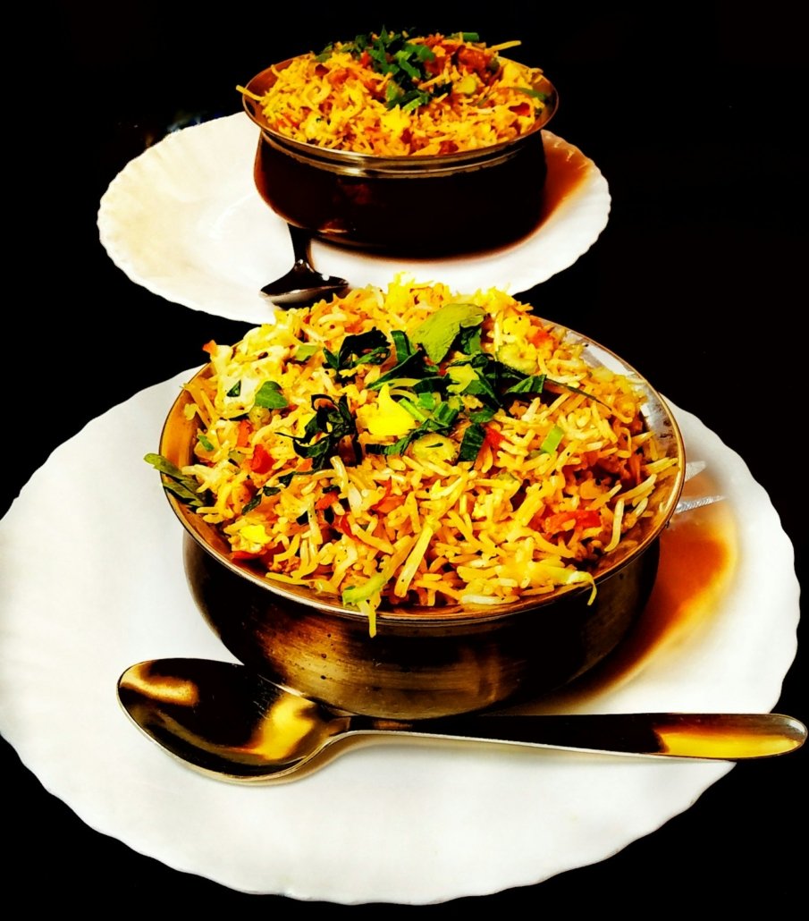 Zurbian, Yemeni spiced rice with meat and potatoes